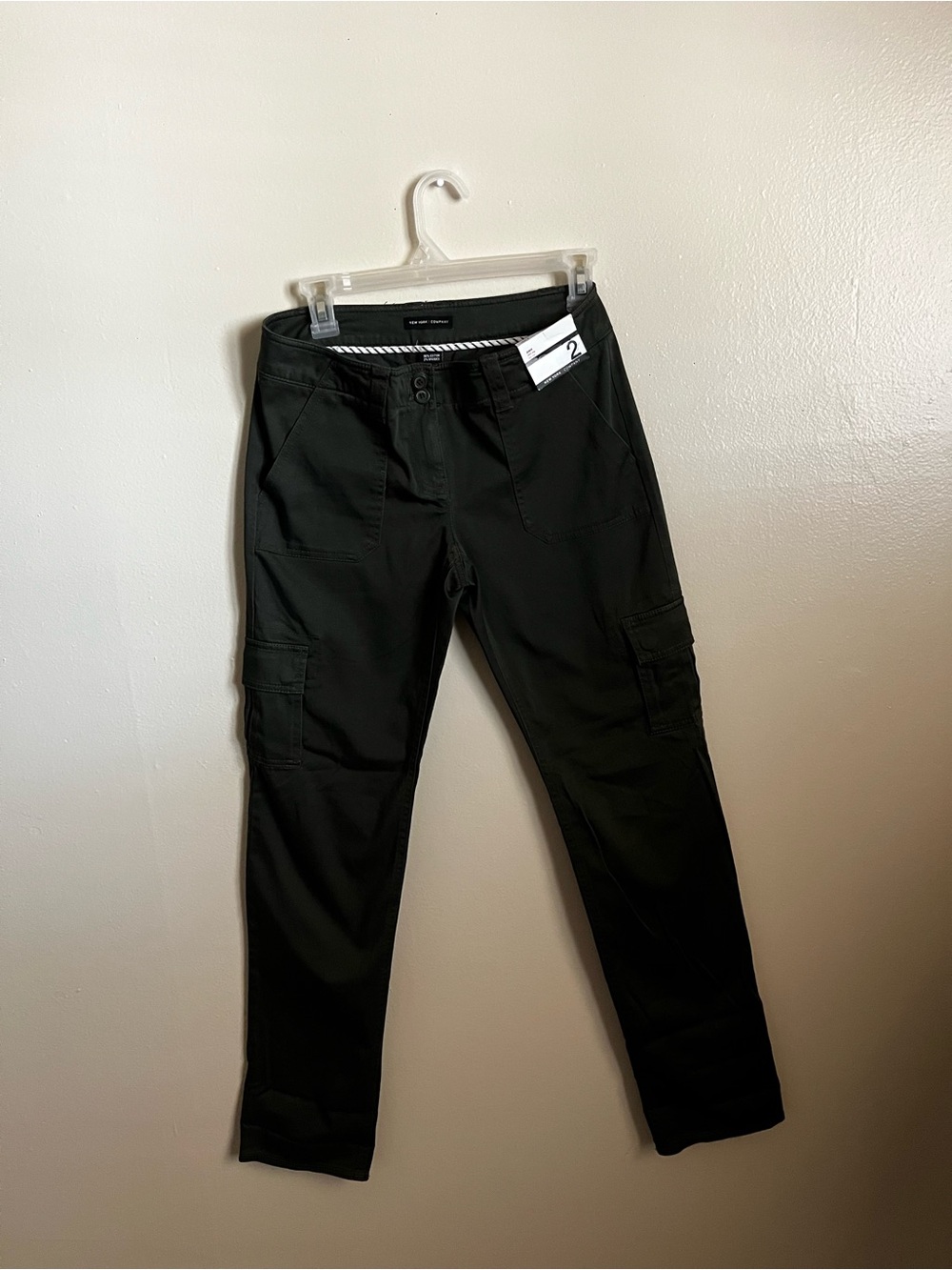 New York & Company grey Slim Leg Pants